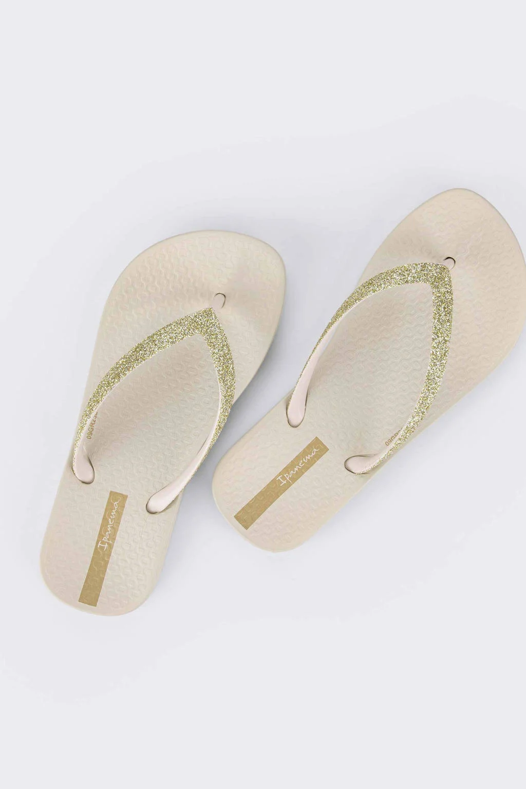 Ipanema Anatomic Lolitateenslippers met glitters beige/goud