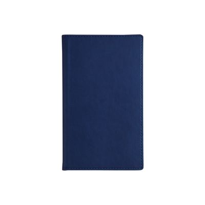 Agenda à spirale Optivision Pocket Trento - 1 semaine sur 2 pages - 9 x 16 cm - bleu - Brepols