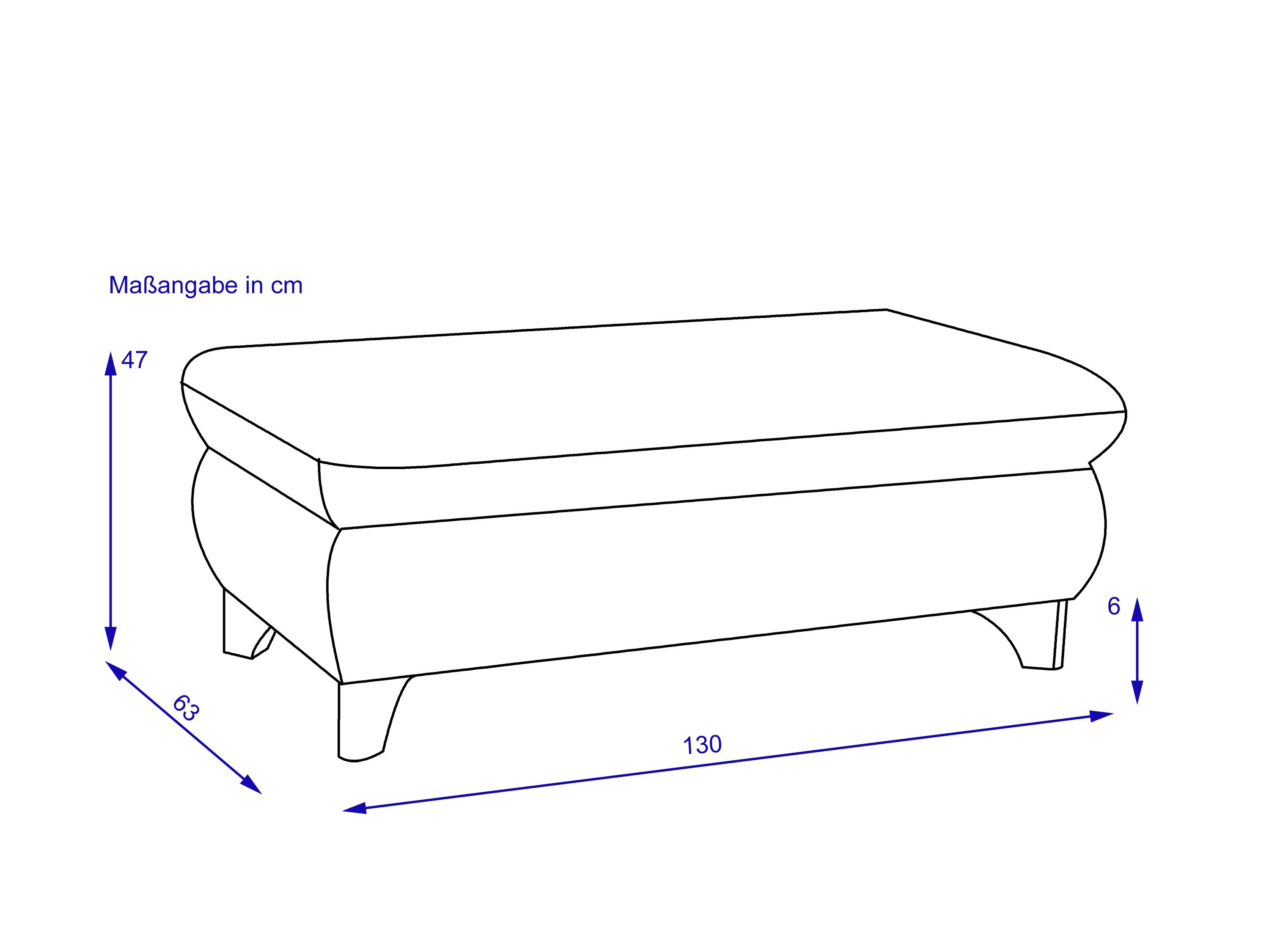 Hocker SYSTEMPOLSTER XXL MARLA