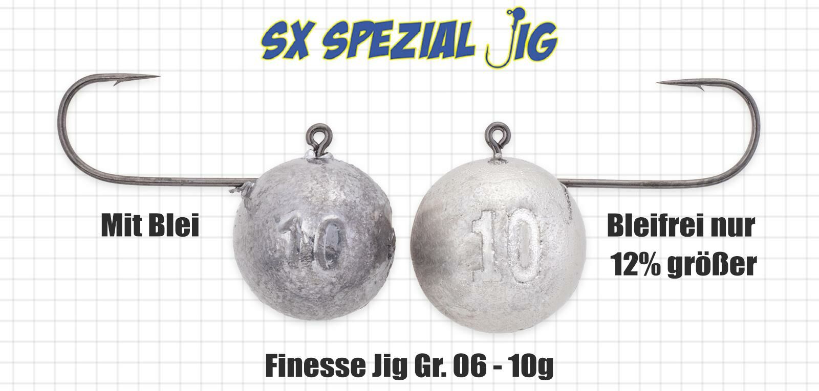 SX Spezial Finesse Jigs (bleifrei) (ShadXPerts)