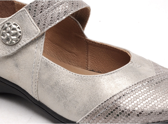 Artika ballerines femme inabur argent
