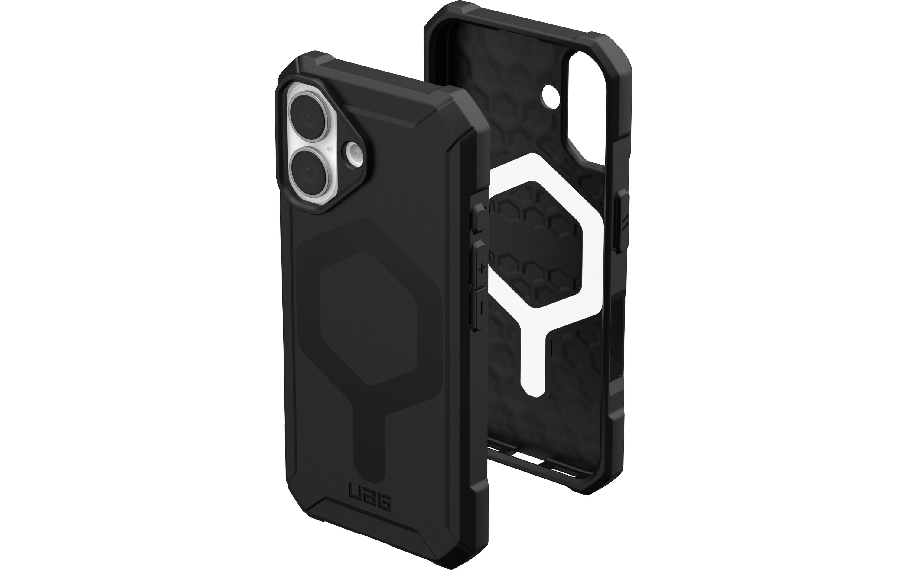 Back Cover Essential Armor iPhone 16 BlackSchutzhülle für das Apple iPhone 16