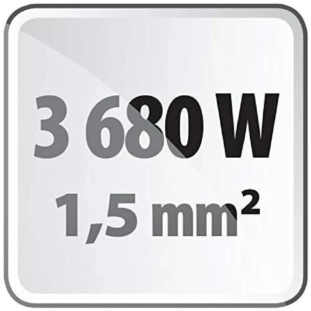 eMOS Kabeltro lMER 4 Prises - 25 mètres