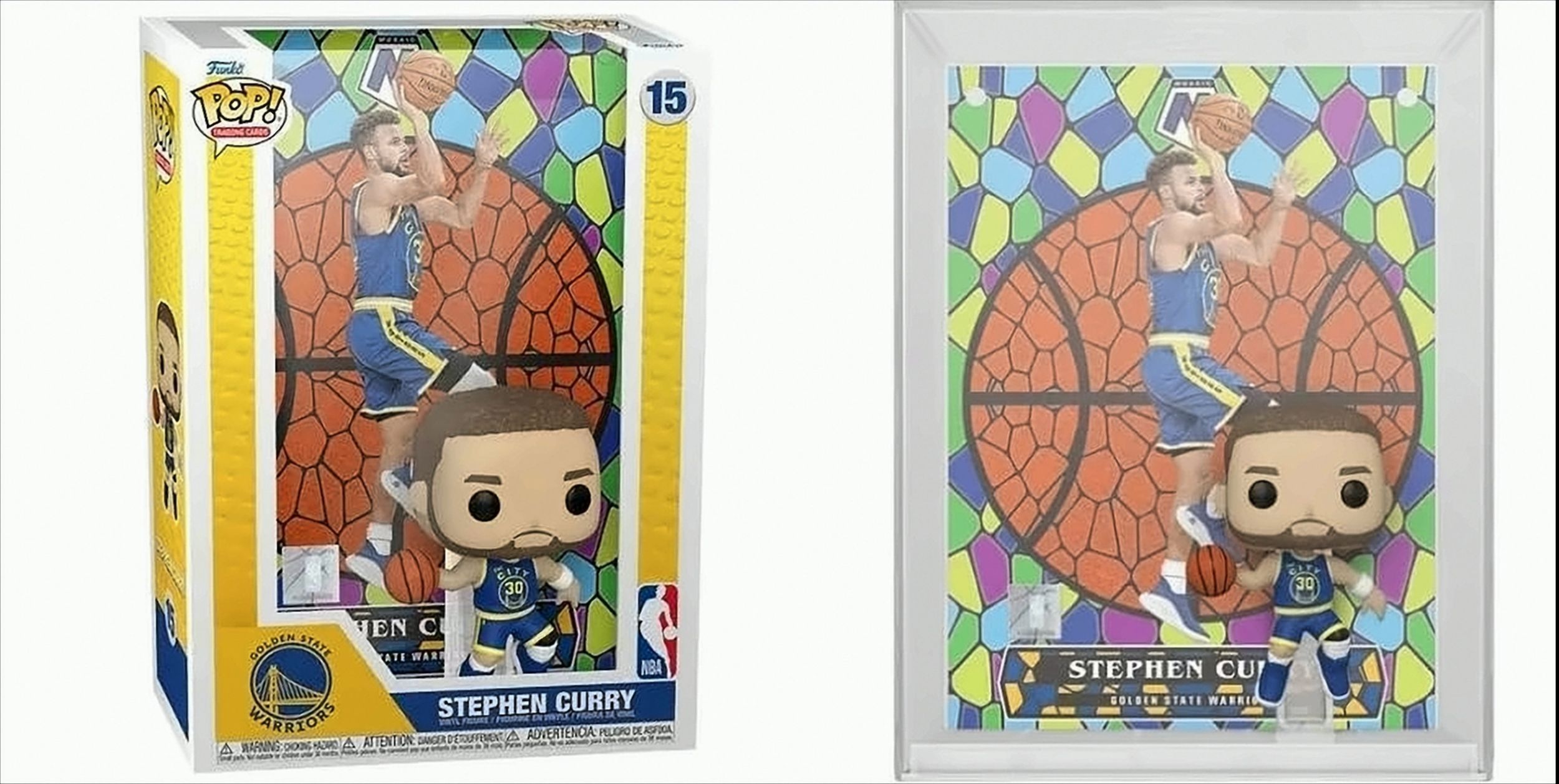 NBA - POP Trading Card - Stephen Curry ( Mosaic)