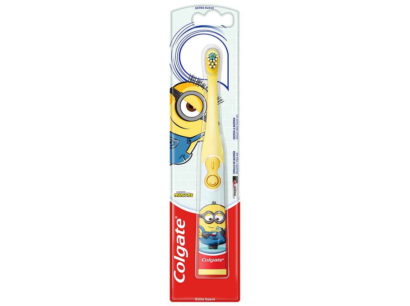 Escova de Dentes Criança Bateria Minions Colgate 1un