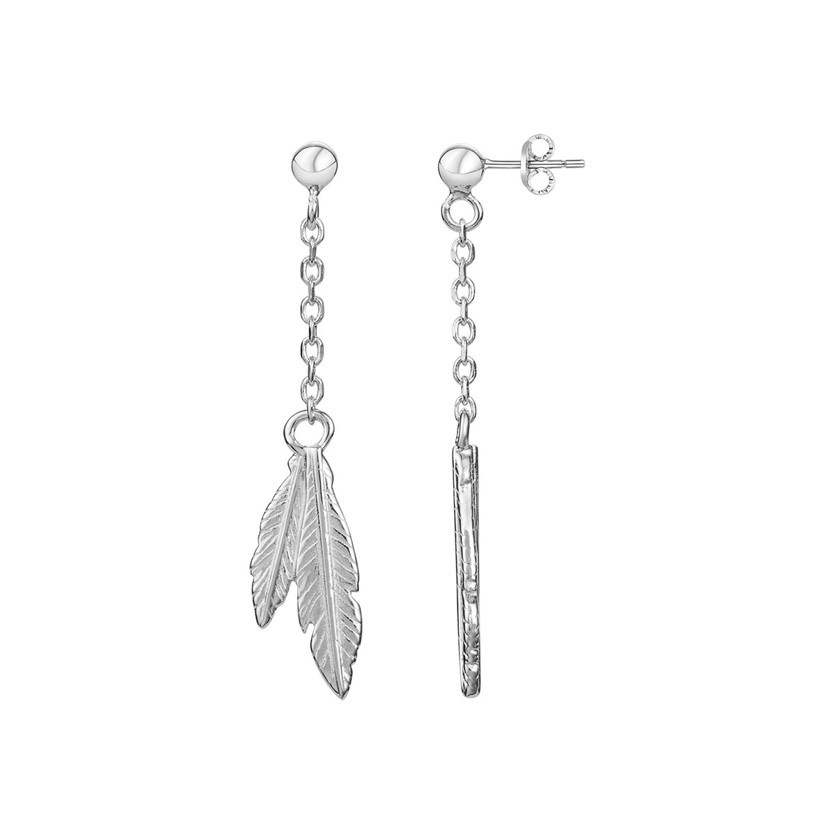 Boucles d'oreilles pendantes en Argent