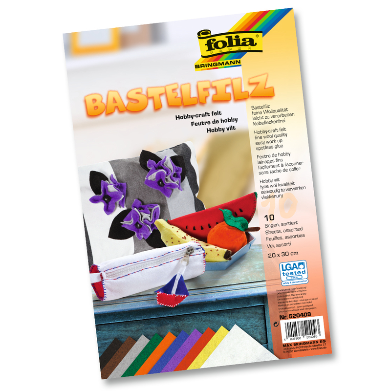 Folia Bastelfilz, 20 x 30 cm,150 g/m2