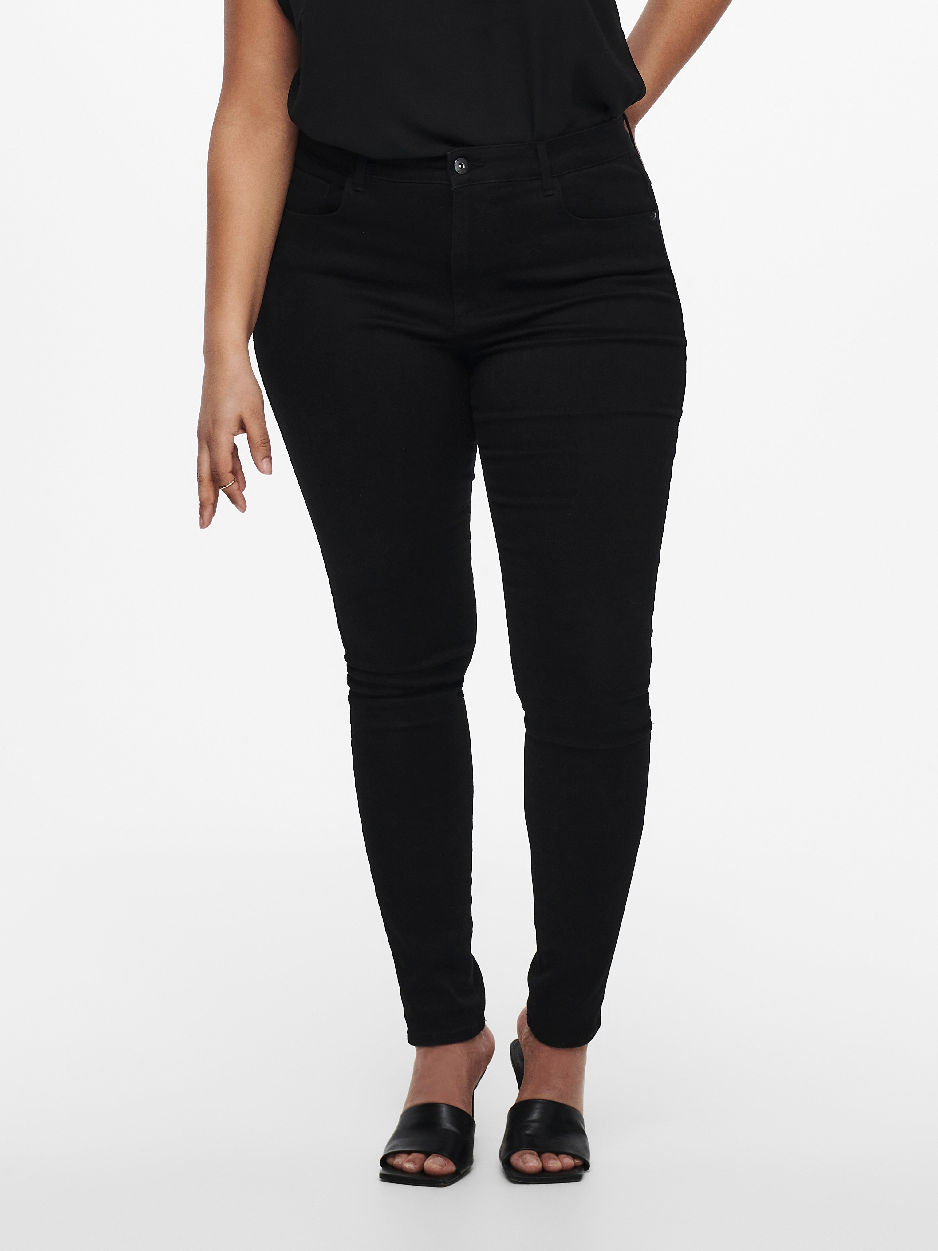 CARAUGUSTA Hohe Taille Skinny Fit Jeans Black
