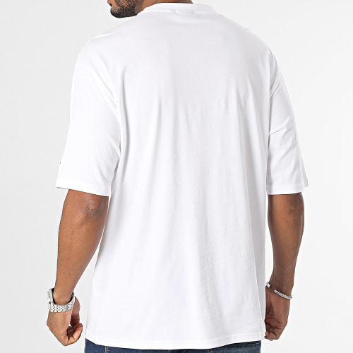 Tee Shirt Team Script Los Angeles Lakers 60416337 Blanc