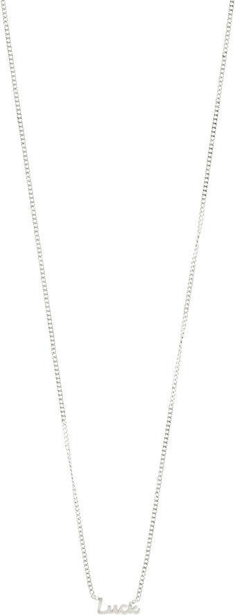 Pilgrim LUCK recycled necklace silver-plated Sølv