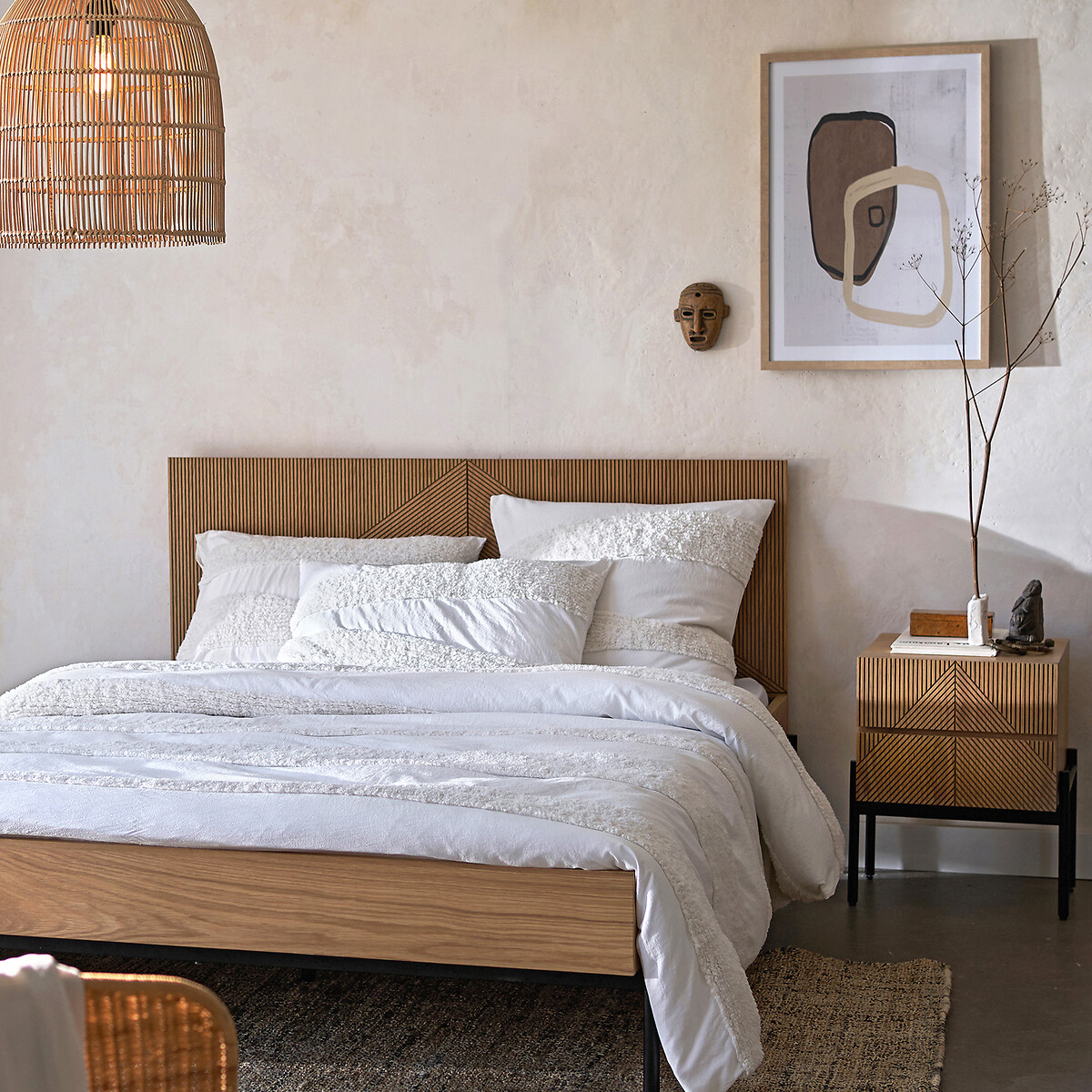 LA REDOUTE INTERIORS<br>Nachtkastje 2 lades, Alojamento