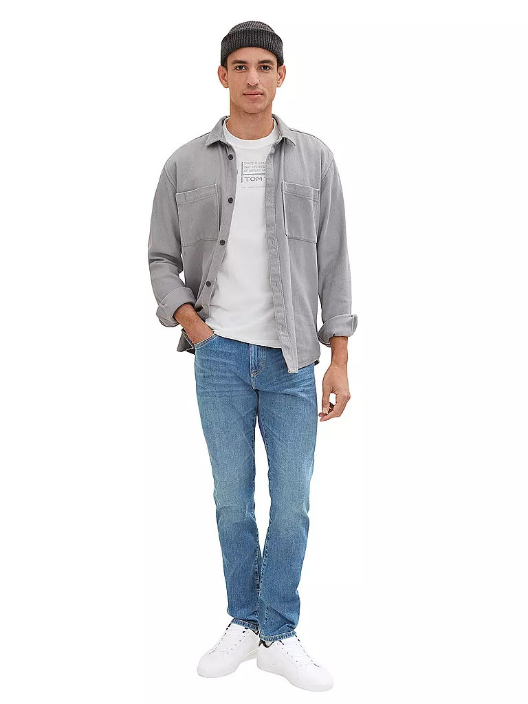 TOM TAILOR T-Shirt Regular Fit weiss