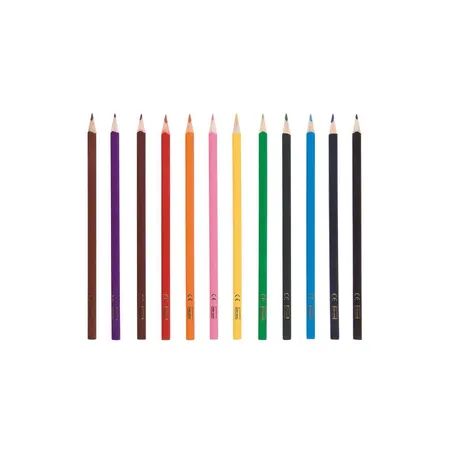 Idena Dreikant Farbstifte 12er Set, FSC100%