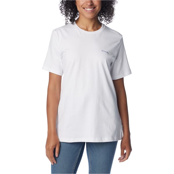T-shirt COLUMBIA W BOUNDLESS BEAUTY LOGO SHORT SLEEVE TEE WHITE/SIMPLE GORGE