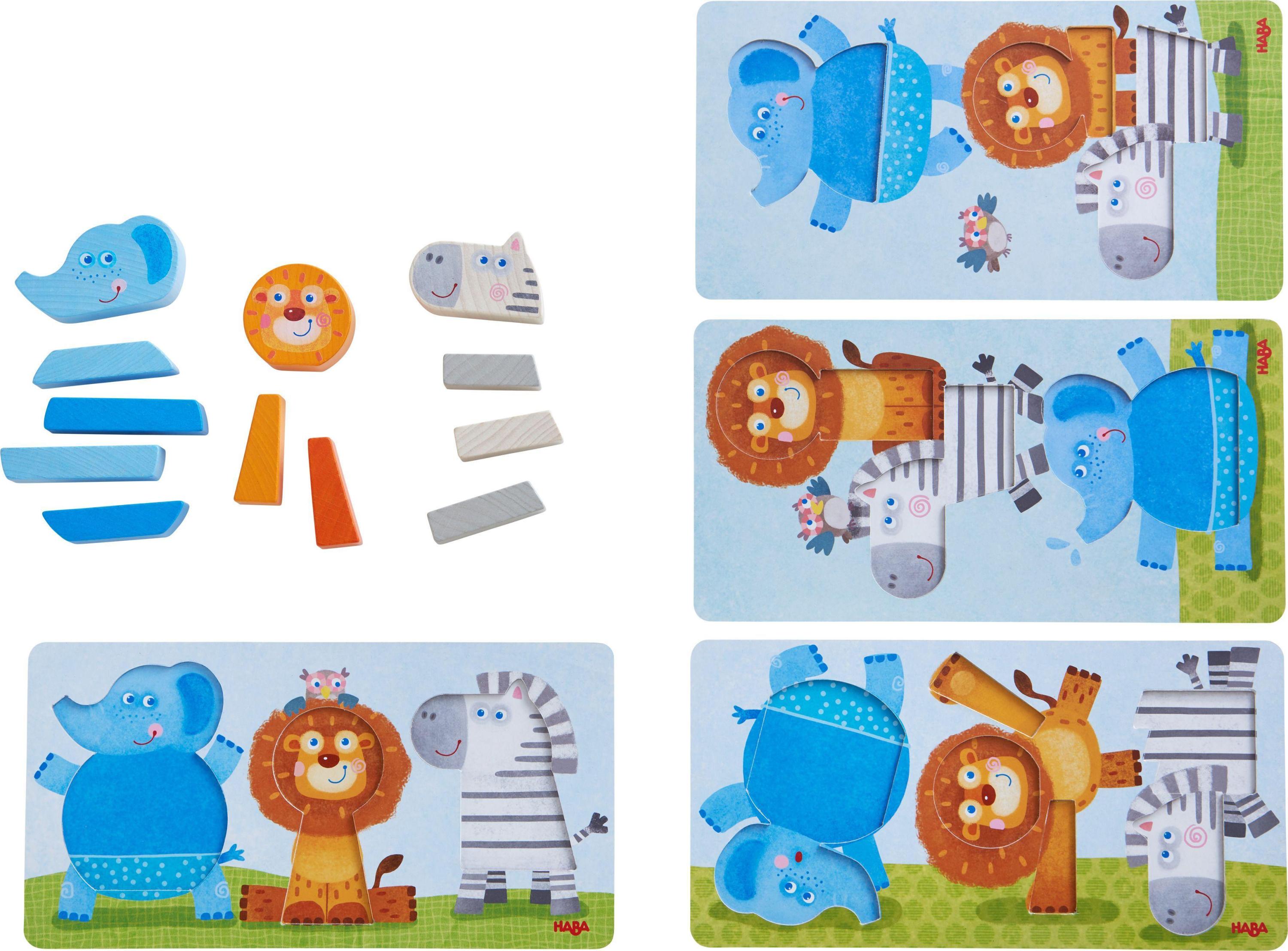 Legespiel TIERISCH WILD in bunt