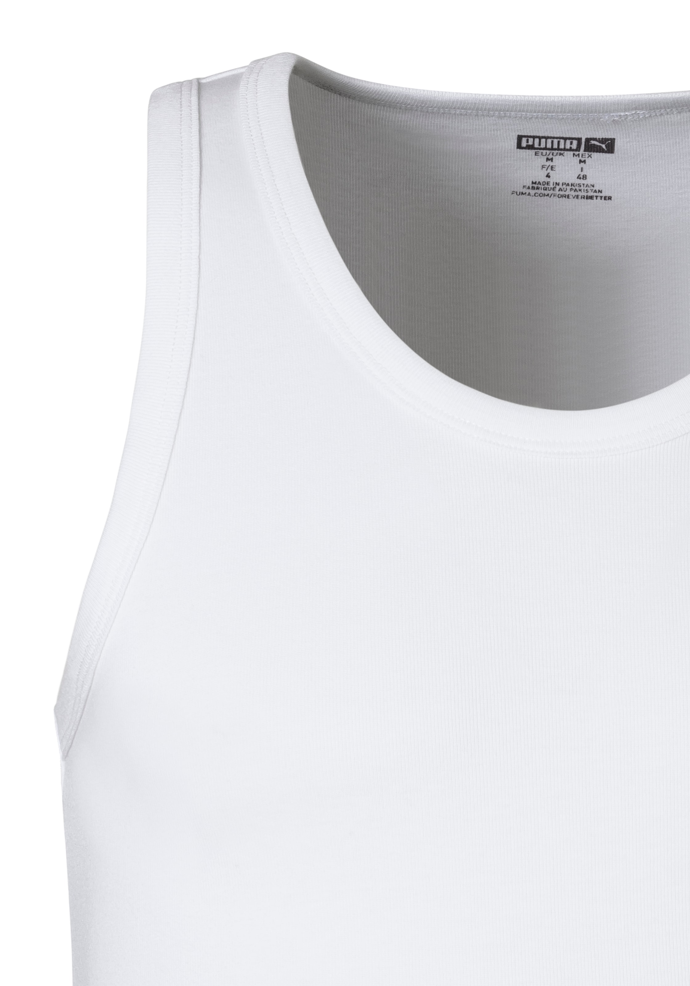 PUMA Tanktop »PUMA BASIC 2P TANK TOP«, 2er Packer Packung, mit Rundhalsausschnitt