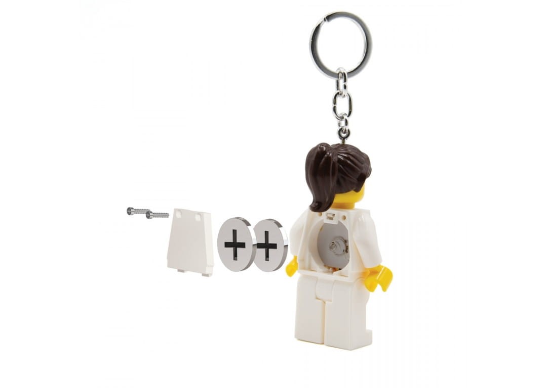 LEGO - Nøglering m/LED - Sygeplejerske