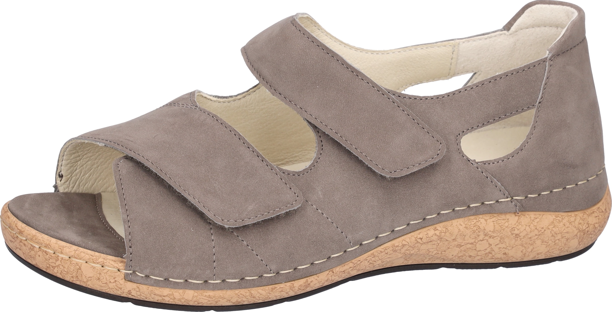 Waldläufer Sandale »K-Heliett«  , Sommerschuh, Sandalette, Keilabsatz, in Komfortweite K (= extraweit)