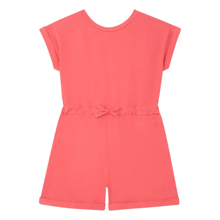 SMALLABLE BASICS Combi-Short Fille Coton Bio | Corail