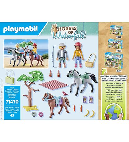 Playmobil Horses Of Waterfall - Ridetur til Stranden med Amelia