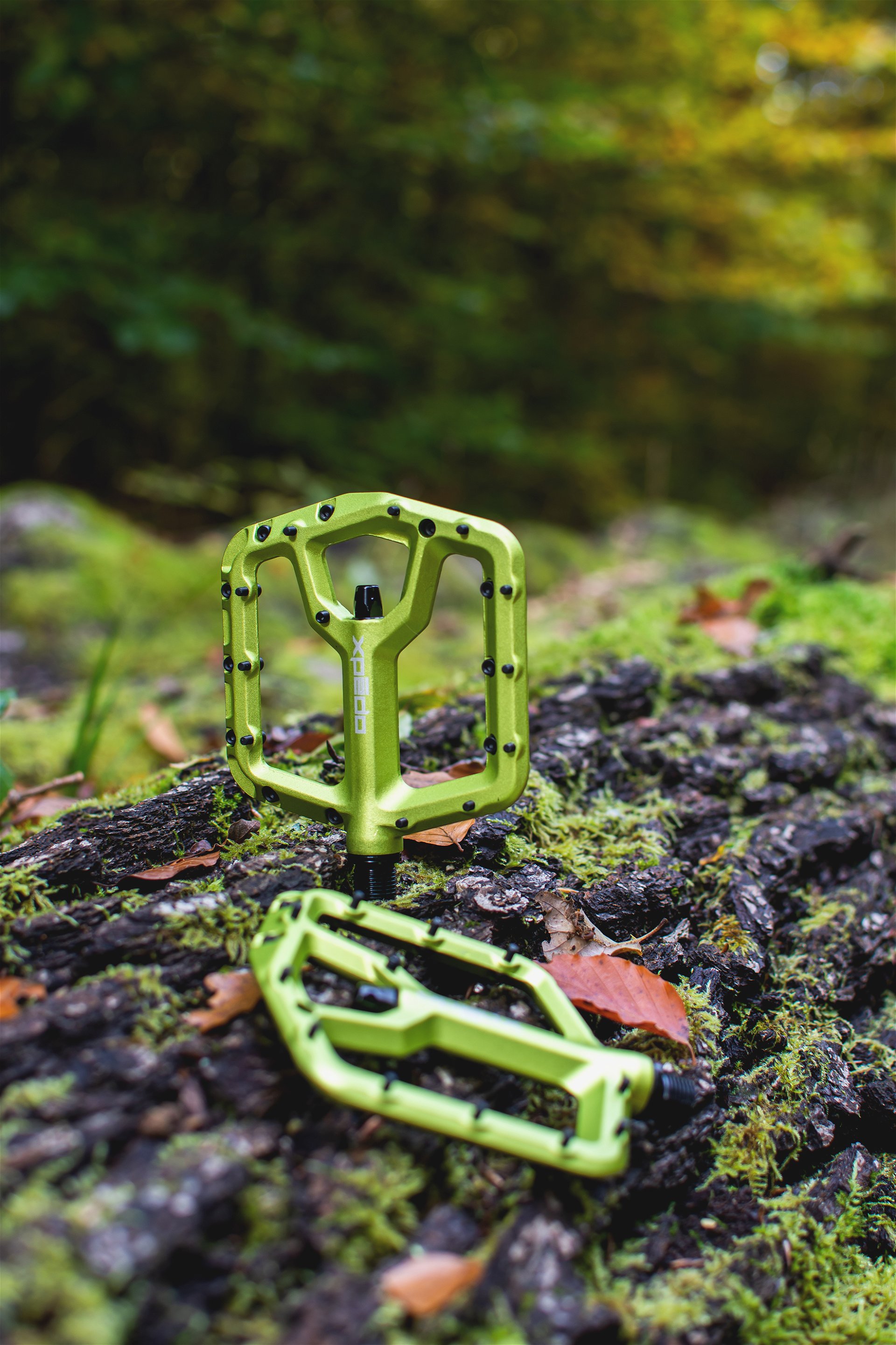 MTB/Plattform Pedal TRIDENT, limegreen, 9/16