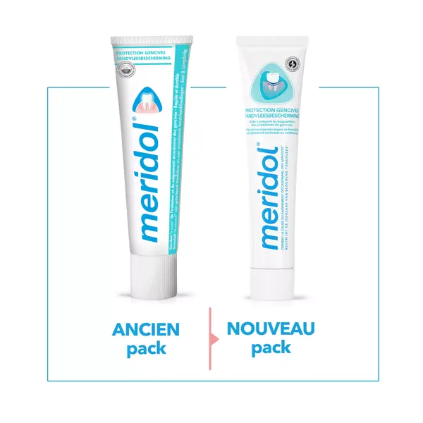 Pasta de dentes Meridol, embalagem dupla com 2 x 75ml