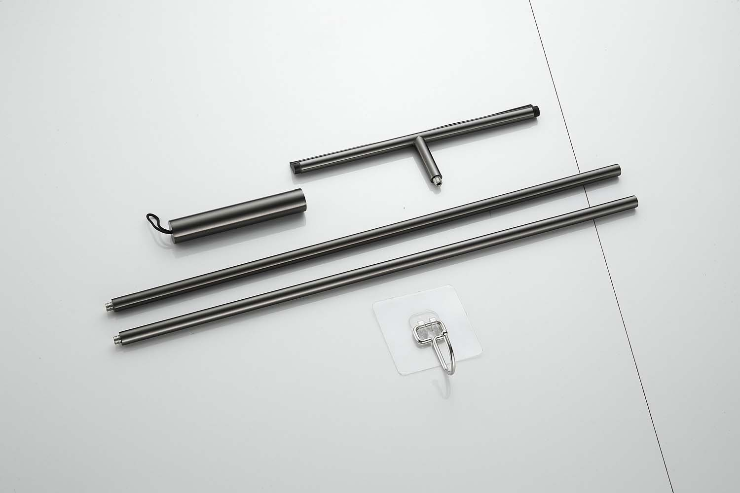 Saniclear Academy vloerwisser 120cm verouderd ijzer - gunmetal