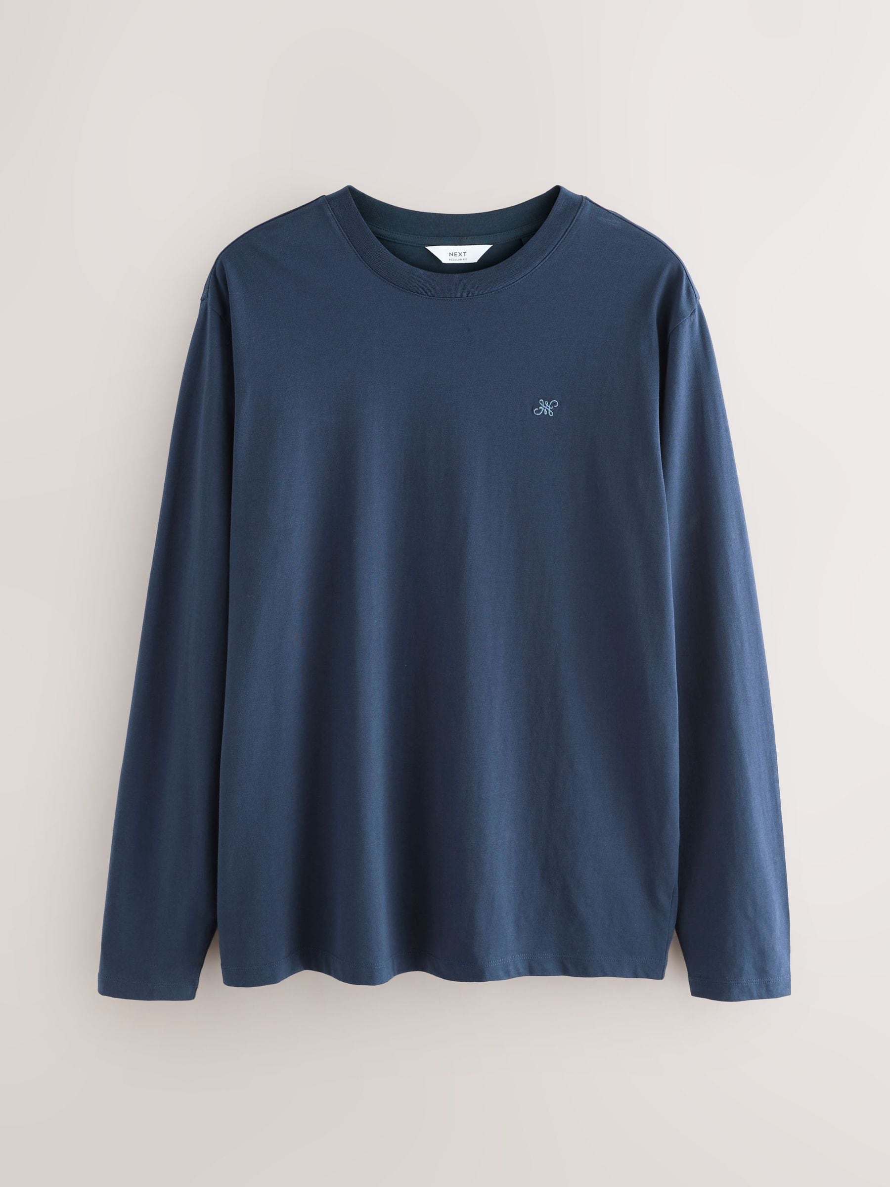 Donkerblauw - Long Sleeve Stripe Jersey Pyjamas Set