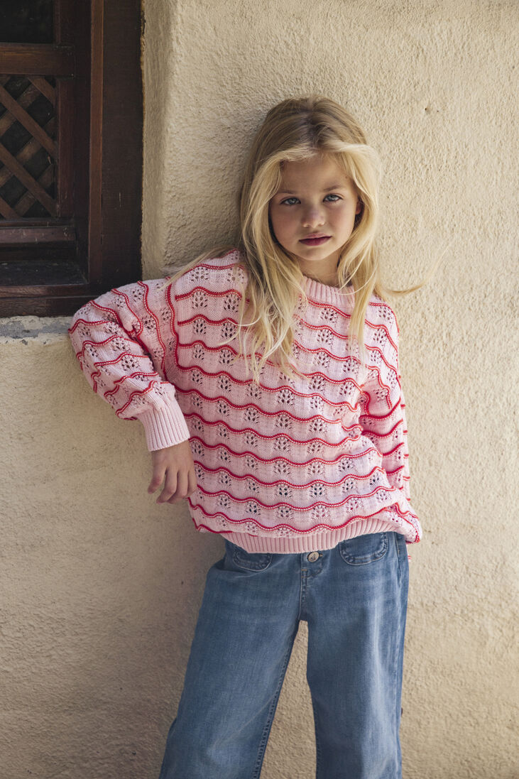 AMMEHOELA lichtroze ammehoela trui am.jumper.16