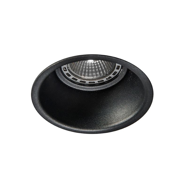 Moderne inbouwspot zwart GU10 50mm - Dept
