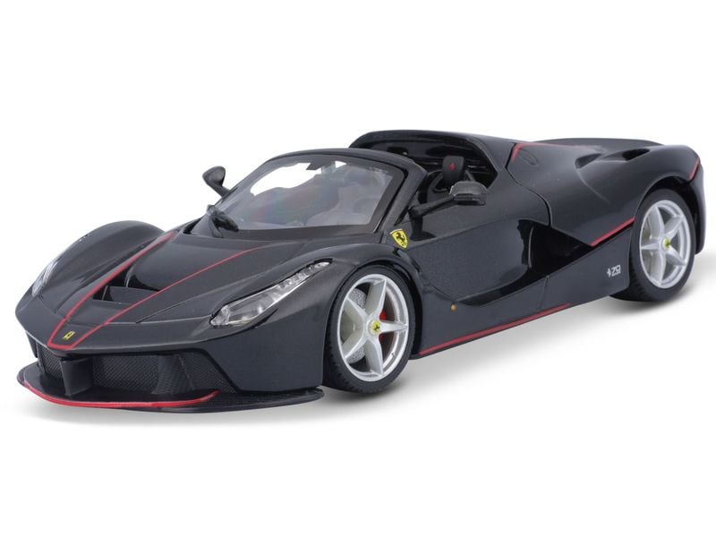 BBurago Ferrari R&P Aperta Schwarz 1:24 Sammlermodell im Massstab 1:24