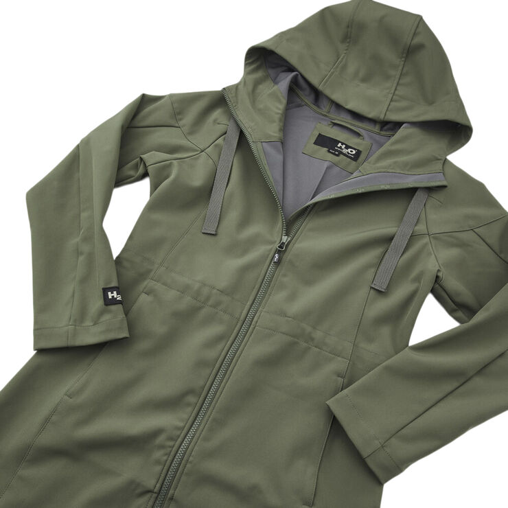 H2O Ingrid lang softshell jakke Grøn