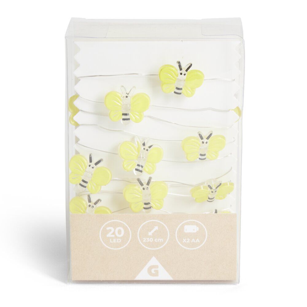 Guirlande LED abeille 230cm