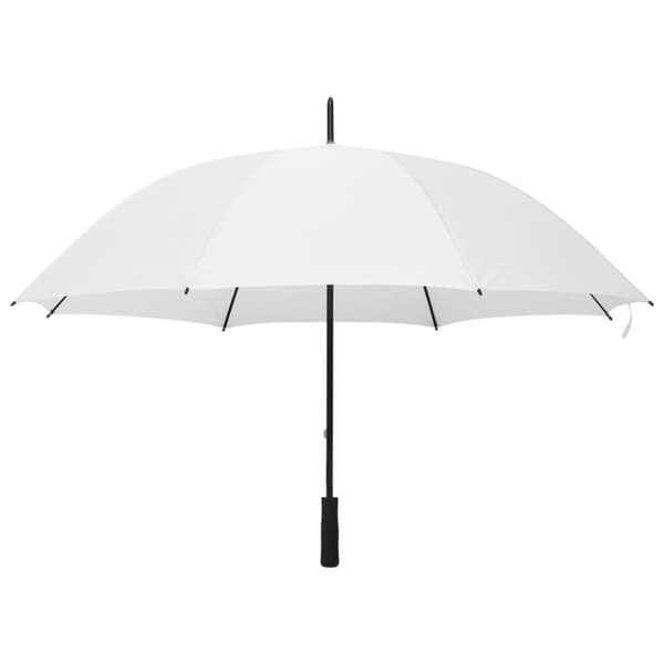 vidaXL Paraply hvit 130 cm