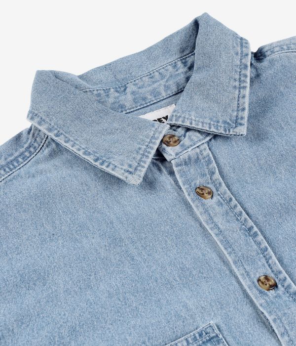 Obey Bigwig Dean Denim Hemd (light indigo)