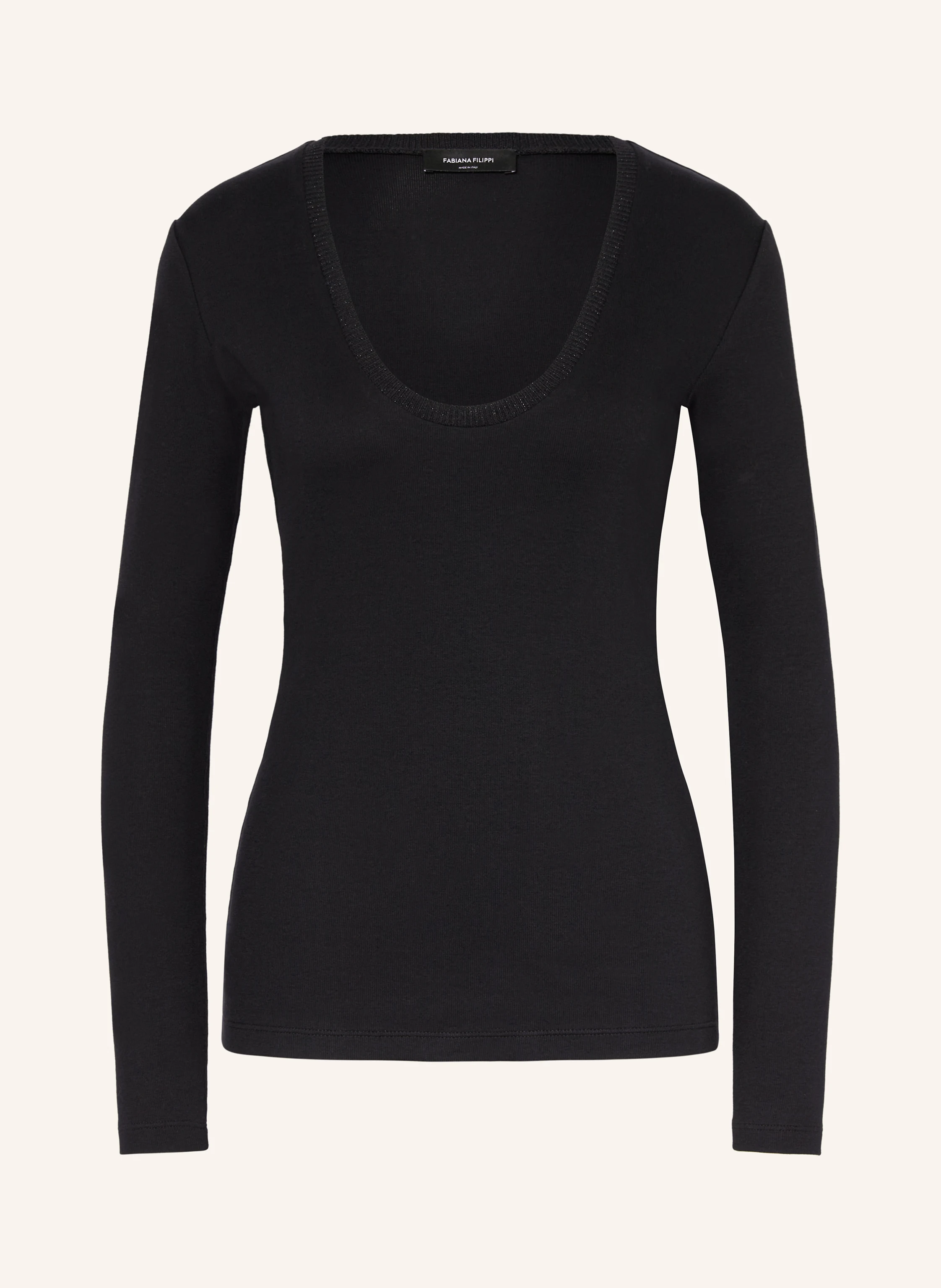 FABIANA FILIPPI Longsleeve mit Glitzergarn