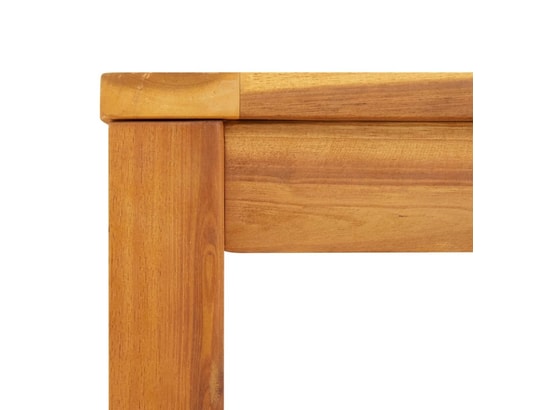 VIDAXL - Table à manger de jardin 110x55x75 cm bois massif d'acacia