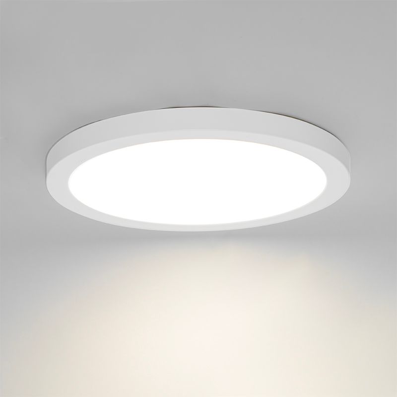 Set van 6 In- of opbouwspot wit 30 cm incl. LED 3 staps dim to warm - Trans