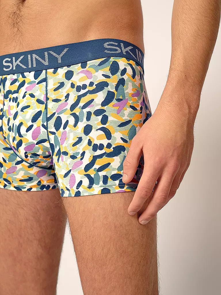 SKINY Pants 2er Pkg. ivory spots selection petrol