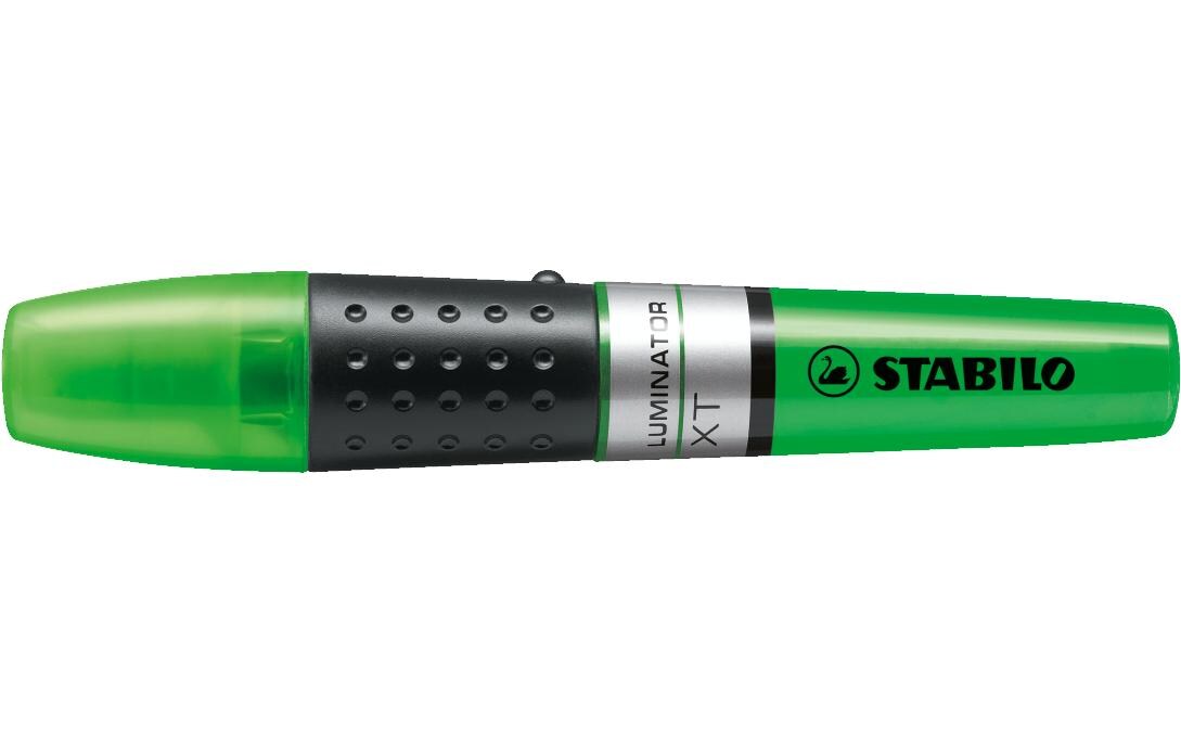 Textmarker Luminator Grün, 5 StückLeuchtmarker mit Keilspitze