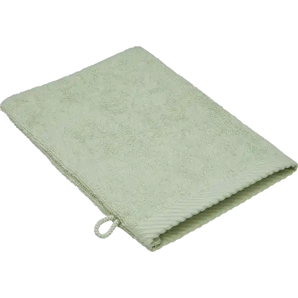 WASCHHANDSCHUH 16X21CM mint GOTS