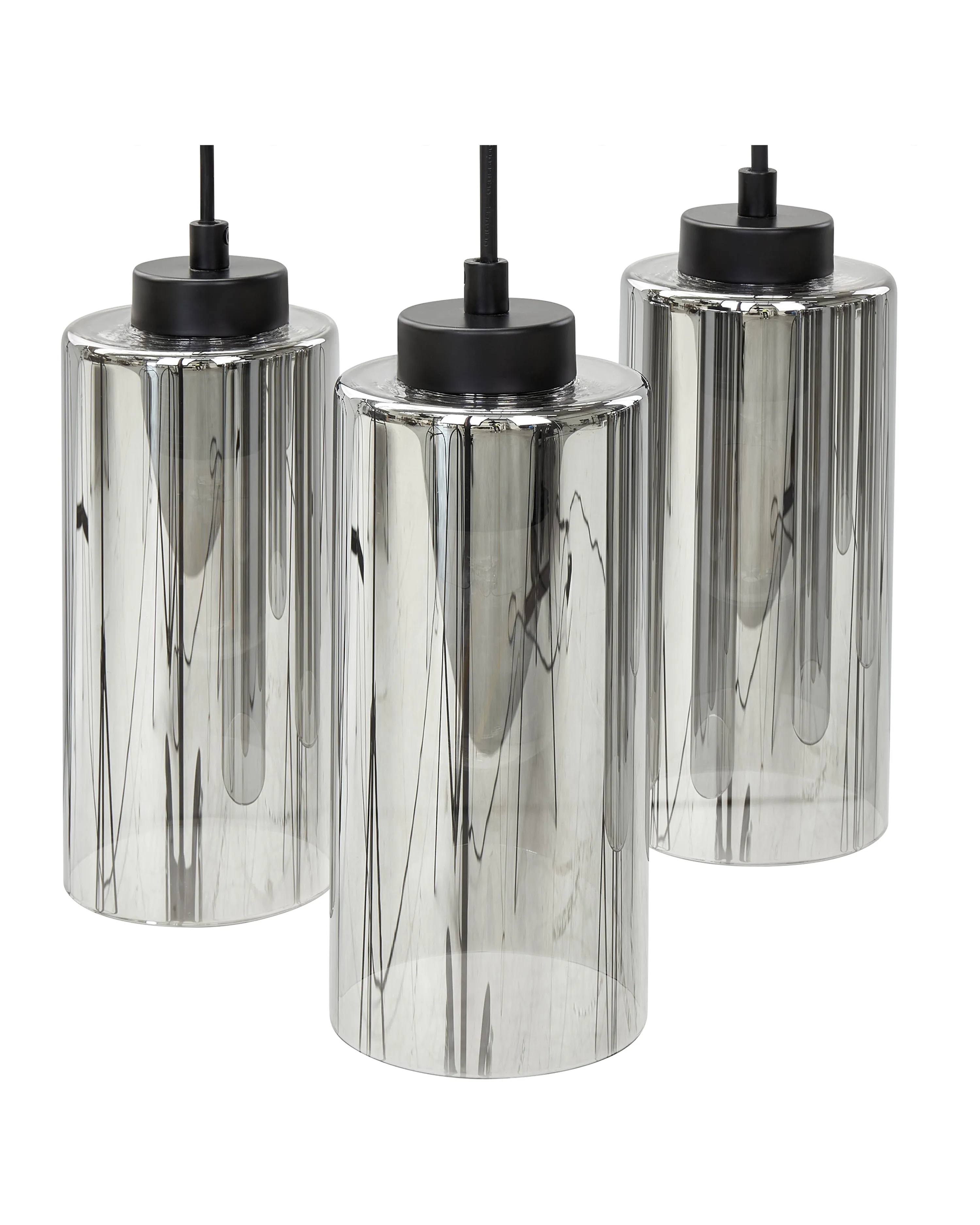 Hanglamp PURIRI Glas Grijs