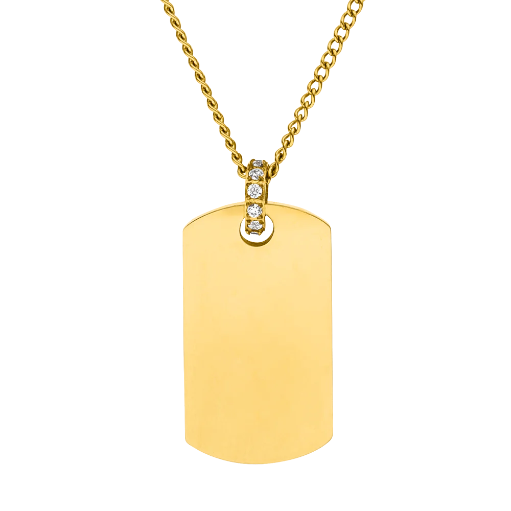 Plate Charm Kette - PURELEI