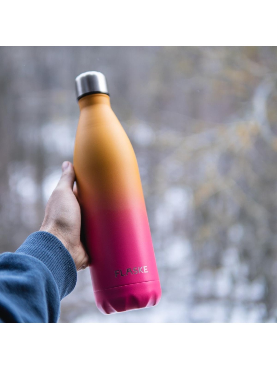 FLASKE 750 ml  RVS Drinkfles - Gradient Sunset