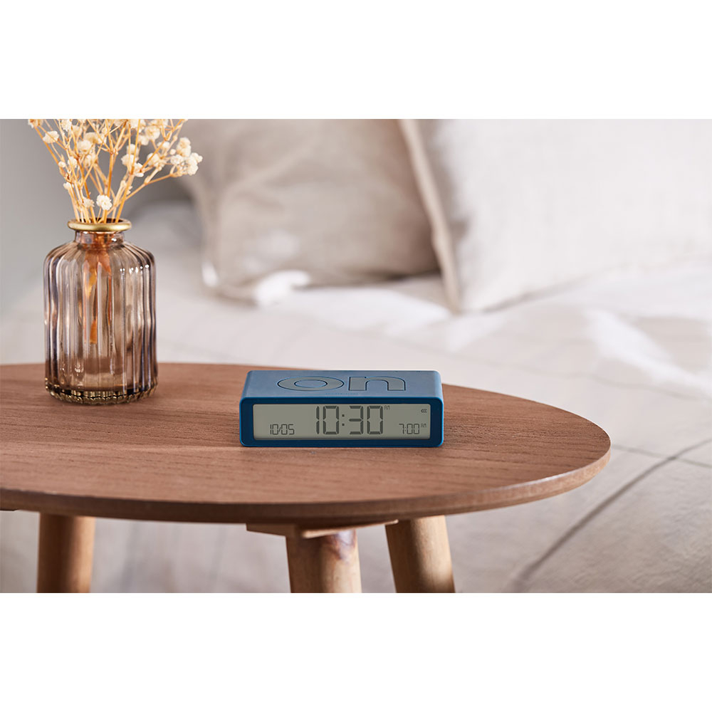 Flip Classic Digitaler Wecker Nachttisch Uhr mit LCD Display (LEX-LR157BF9) - Duck Blue