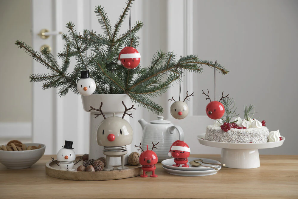 Hoptimist  Snowman, hvid - lille