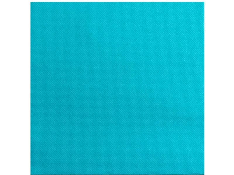 PRO nappe Papierservietten 20 cm x 20 cm, 50 Stück, Türkis Packung mit 50 Cocktail-Servietten