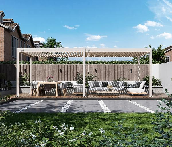 Weide Deluxe Pergola Voll-Alu, ca.