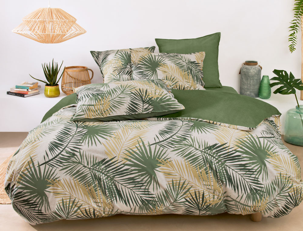 Housse de couette fermeture zip-En safari