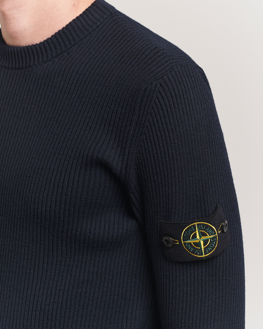 Stone Island Full Rib Crewneck Navy